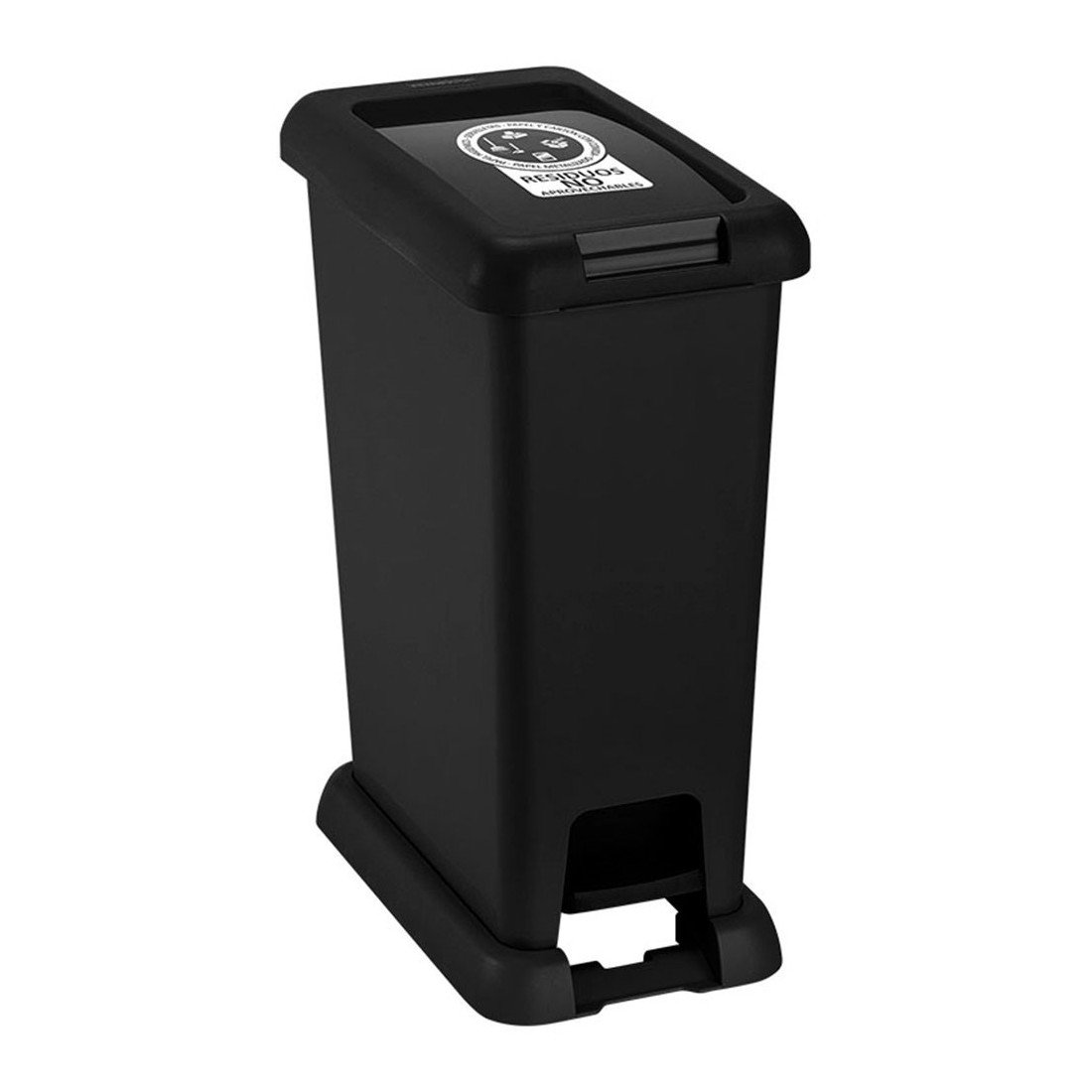 Basurera Pedal 35 Litros Negra Rimax
