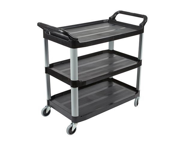 Carro de Servicio Negro Rubbermaid