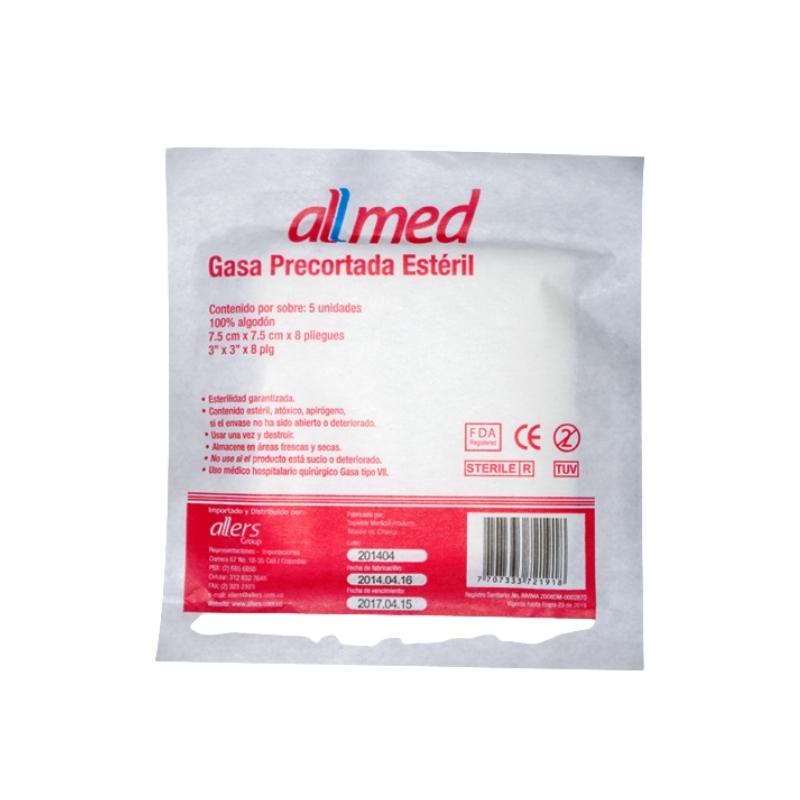 Gasa Estéril Allmed x 2 Und
