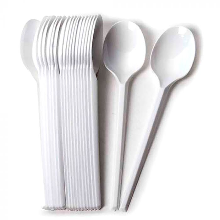 Cuchara Desechable Grande x 100 Und