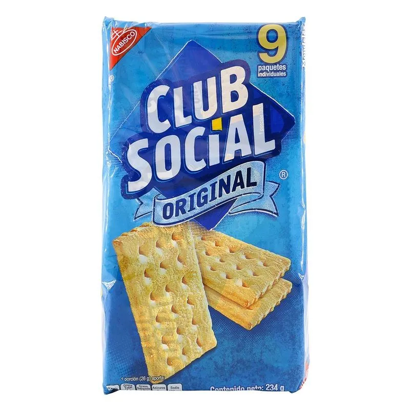 Galleta Club Social Origin x 9 Und
