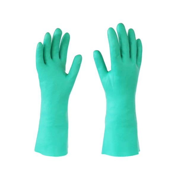 Guante Nitrilo Recubierto Talla M Verde
