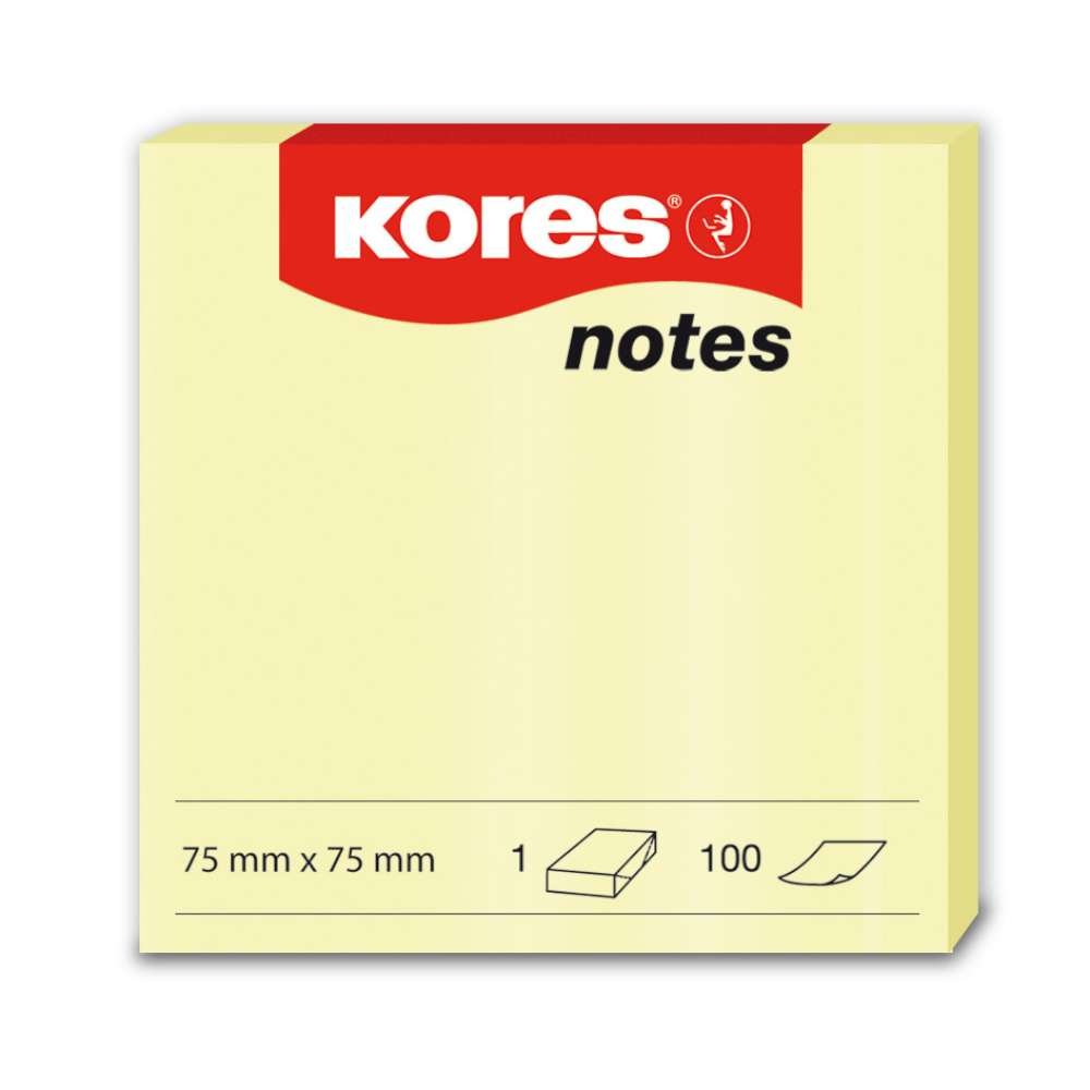 Post-it Kores Pequeño Amarillo x 3 Paq