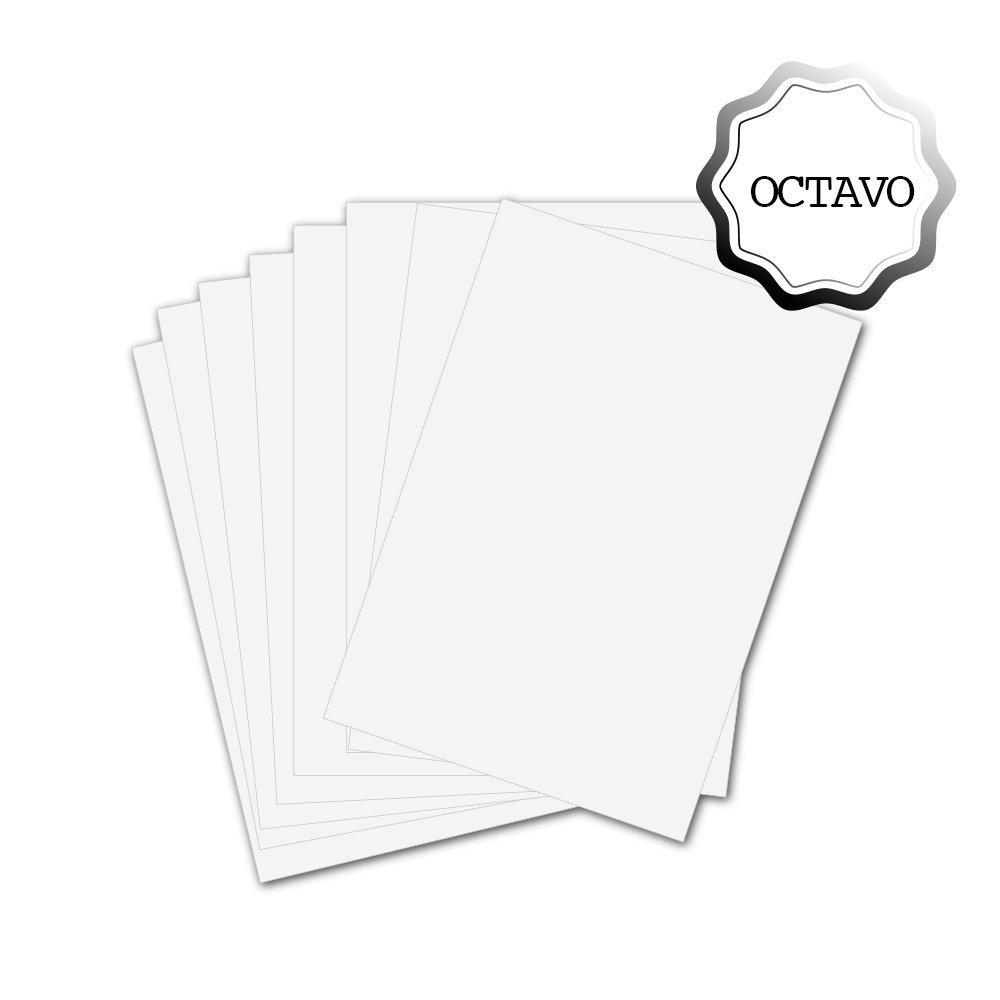 Cartulina Bristol Blanca x 8