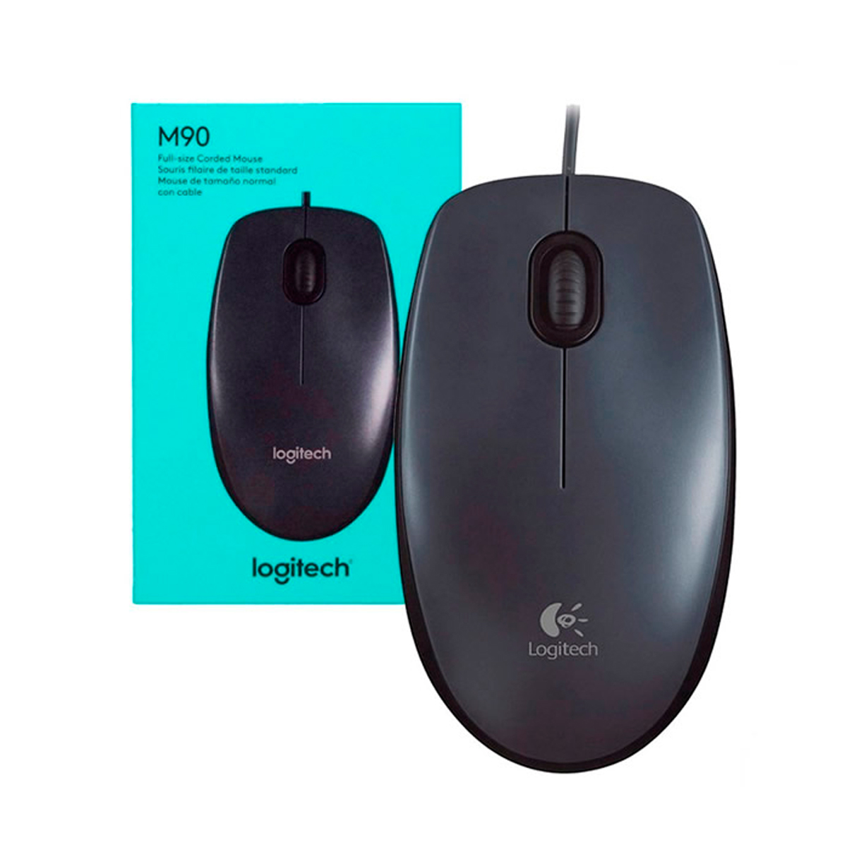 Mouse USB Óptico Logitech M90