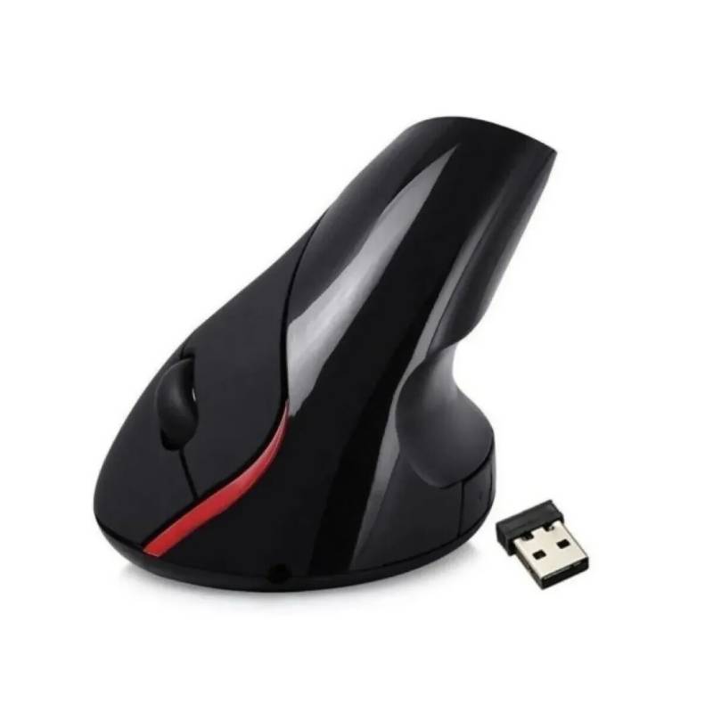 Mouse Ergonómico Vertical Inalámbrico Negro